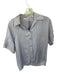 Vince Size XS Purple Silk Blend Button Collar Short Sleeve Top Purple / XS