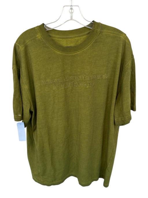 A-COLD-WALL Size Est L Olive Cotton Embroidered Men's Shirt Olive / Est L