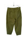 Madewell Size 6 Olive Cotton Blend Wide Leg Buttons Barrel Pants Olive / 6