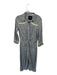 Le Superbe Size S Multi Plaid viscose blend Maxi Buttons Long Sleeve Dress Multi / S