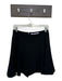 Diane Von Furstenberg Size 4 Black Viscose Pleated Zipper Mini Skirt Black / 4