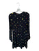 Diane Von Furstenberg Size 6 Black & Multi Viscose Mini Geode Long Sleeve Dress Black & Multi / 6