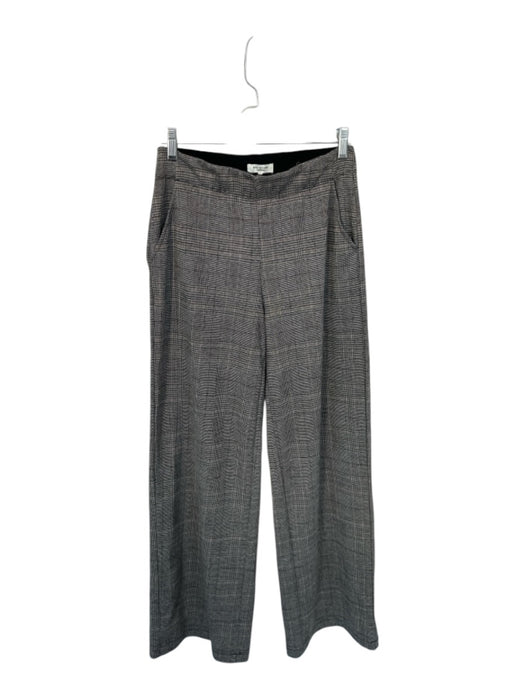 Max Studio Size S Multi Plaid Wide Leg Pockets Elastic Pants Multi / S