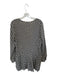 Maeve Size S Black & Tan Brown Polyester Tie & Elastic Waist Long sleeve top Top Black & Tan Brown / S