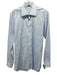 Suitsupply Size 15.5 Light blue Cotton Solid Button Up Men's Long Sleeve Shirt Light blue / 15.5