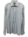 Canali Size 16.5 Blue & White Cotton Striped French Cuff Men's Long Sleeve Shirt Blue & White / 16.5