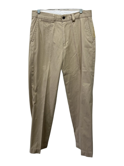 Polo Size 32 Tan Cotton Solid Khakis Men's Pants Tan / 32