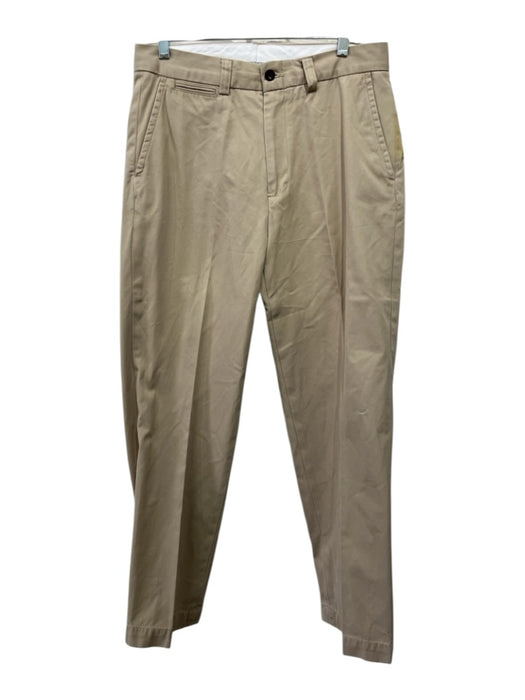 Polo Size 32 Tan Cotton Solid Khakis Men's Pants Tan / 32