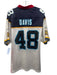 NFL Size M White & Multi Polyester Jersey Men's Short Sleeve White & Multi / M