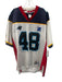 NFL Size M White & Multi Polyester Jersey Men's Short Sleeve White & Multi / M