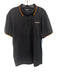 McLaren Size XL Gray & Yellow Cotton Solid Polo Men's Short Sleeve Gray & Yellow / XL