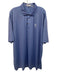 Peter Millar Size XL Blue & Red Polyester All Over Print Polo Men's Short Sleeve Blue & Red / XL