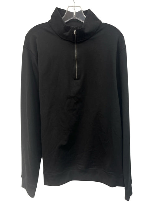 Lululemon Size Est L Black Nylon Blend Athleisure Men's Long Sleeve Shirt Black / Est L