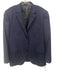Peter Millar Navy Blue Wool Stripe 2 Button Men's Blazer Navy Blue / 44r
