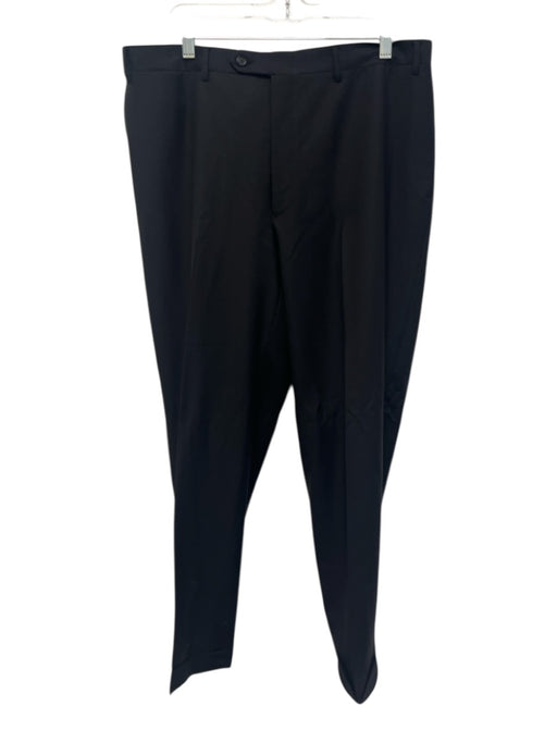 Canali Size 38 Black Wool Solid Men's Pants Black / 38