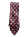 Suitsupply Brown & Multi Silk All Over Print Men's Tie Brown & Multi
