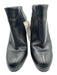 Sergio Rossi Shoe Size 38 Black Leather Upper Side Zip Stiletto Booties Black / 38