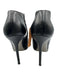 Sergio Rossi Shoe Size 38 Black Leather Upper Side Zip Stiletto Booties Black / 38