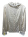 St. John Evening Size 10 White Silk Blend V Neck Lace Detail Long Sleeve Top White / 10