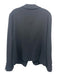 Giorgio Armani Size 50 Black Virgin Wool One Button Lapels Blazer Black / 50