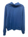 Spanx Size L Blue Tencel Blend 1/4 Zip Long Sleeve Fold Collar Jacket Blue / L
