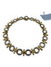 Givenchy Gold & Silver Tone Metal Circles Toggle Necklace Gold & Silver Tone