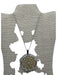 Silver & Gold Cubic Zirconia Pendant Filigree Mirror Attachment Necklace Silver & Gold