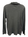 Eileen Fisher Size L Dark Grey Cotton Blend Long Sleeve Turtleneck Heathered Top Dark Grey / L