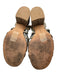 Pour la Victoire Shoe Size 9 Beige & Black Leather Lined Jute Woven Sandals Beige & Black / 9