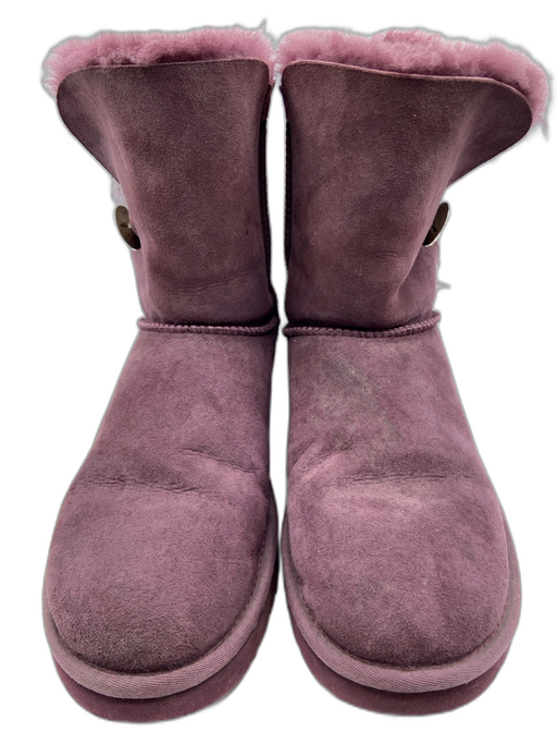 Ugg Shoe Size 10 Purple Leather Embellished Swarovski Crystal Boots Purple / 10