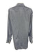 Turnbull & Asser Size Est M Blue & White Cotton Plaid Men's Long Sleeve Shirt Blue & White / Est M