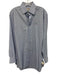 Turnbull & Asser Size est 16 Blue Cotton Plaid Button Up Men's Long Sleeve Shirt Blue / est 16