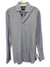 Turnbull & Asser Size est 16 Blue Cotton Striped Button Up Long Sleeve Shirt Blue / est 16