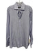 Turnbull & Asser Size est 16 Blue Cotton Striped Button Up Long Sleeve Shirt Blue / est 16