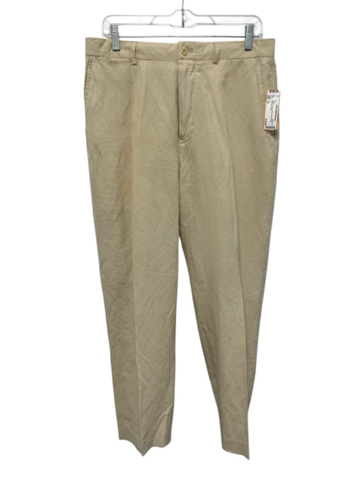 Polo Size 32 Beige Linen Blend Solid Khakis Men's Pants Beige / 32