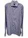 Turnbull & Asser Size est 16 Blue Cotton Solid Button Up Men's Long Sleeve Shirt Blue / est 16
