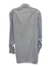 Turnbull & Asser Size Est M Blue & White Cotton Striped Men's Long Sleeve Shirt Blue & White / Est M