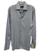 Turnbull & Asser Size est 16 Blue Cotton Plaid Button Up Men's Long Sleeve Shirt Blue / est 16