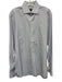 Turnbull & Asser Size est 16 Blue & White Cotton Striped Men's Long Sleeve Shirt Blue & White / est 16