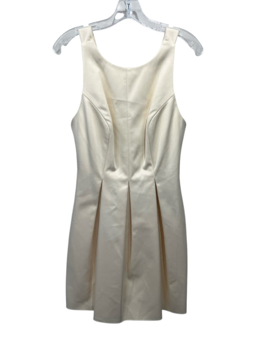 Cynthia Rowley Size 6 Butter Yellow Polyester Sleeveless Darted Bow Back Dress Butter Yellow / 6