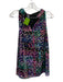 Kate Spade Size S/8 Black, Pink & Multi Polyester Sleeveless Spotted Skirt Set Black, Pink & Multi / S/8