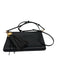 Tory Burch Black Leather Zip Close Crossbody Tassel Bag Black / S/M
