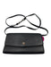Tory Burch Black Pebbled Leather Magnetic  Flap Crossbody Bag Black / S