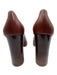 Tory Burch Shoe Size 8.5 Brown Leather Pointed Toe Block Heel Pointed Toe Pumps Brown / 8.5