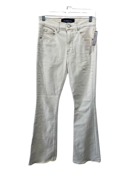 Veronica Beard Size 27 Celery Cotton Denim High Waist Flare Jeans Celery / 27