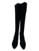 Stuart Weitzman Shoe Size 8 Black Suede Pointed Toe Knee High Fitted Boots Black / 8