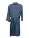 Veronica Beard Size 4 Blue Wash Cotton Button Front 3/4 Sleeve Denim Dress Blue Wash / 4