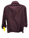 Gianfranco Ferre Size 42 Wine Red Synthetic Button Up Top Wine Red / 42