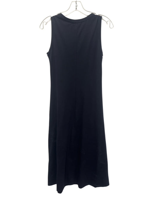 Saint + Sofia Size 4 Navy Blue Button Detail Sleeveless Maxi Dress Navy Blue / 4