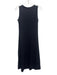 Saint + Sofia Size 4 Navy Blue Button Detail Sleeveless Maxi Dress Navy Blue / 4